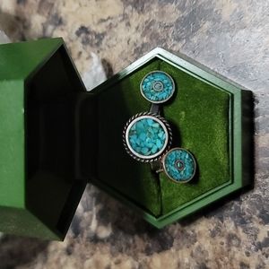 Turquoise Ring and earrings